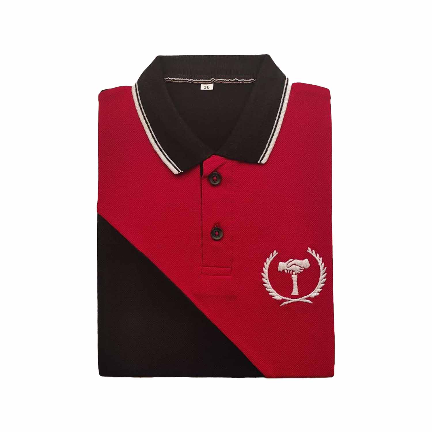 Black & Red Polo T-shirt (S-38)