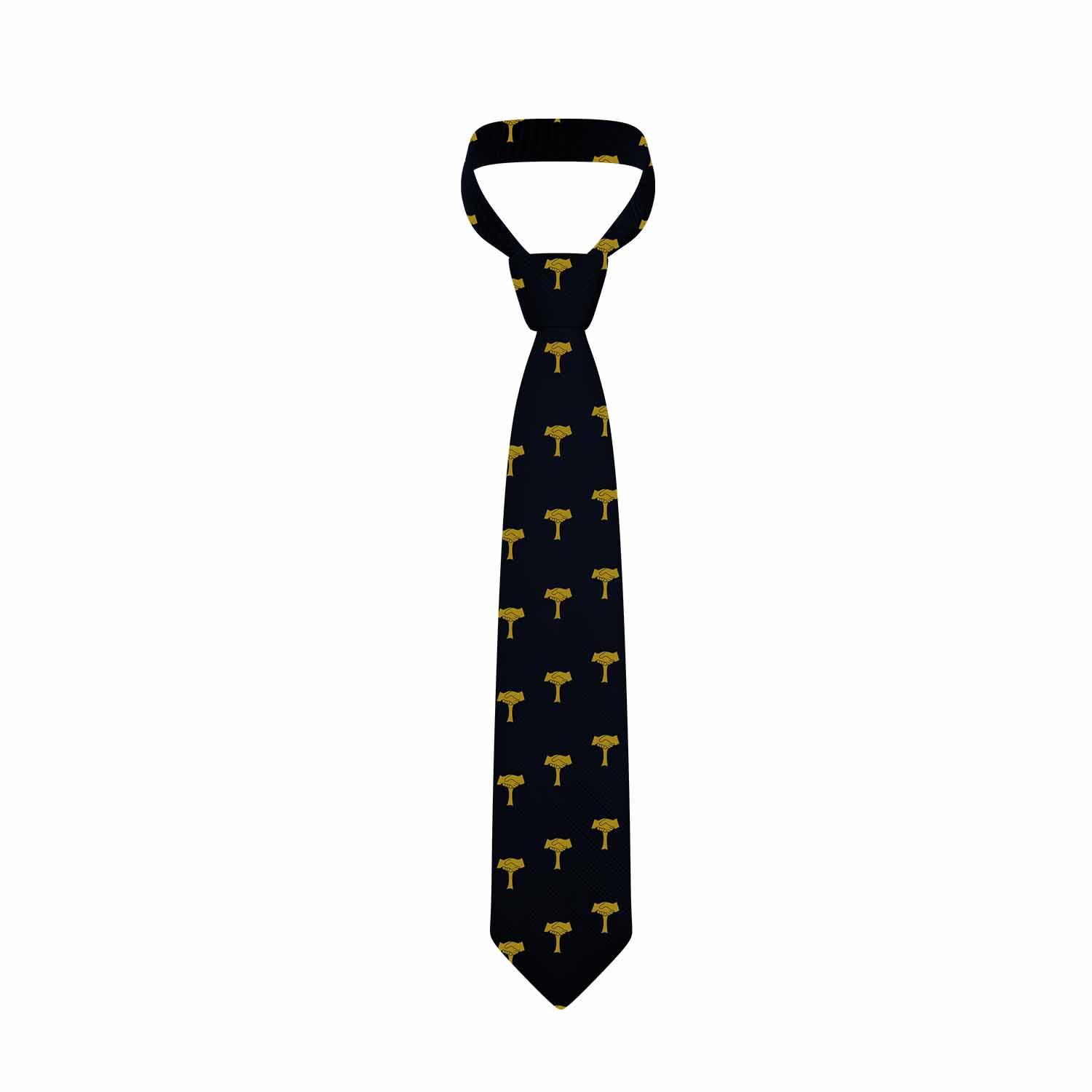 Premium Black Tie (Yellow Logo)