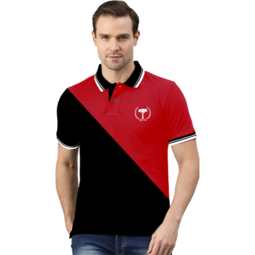 Black & Red Polo T-shirt (S-38)