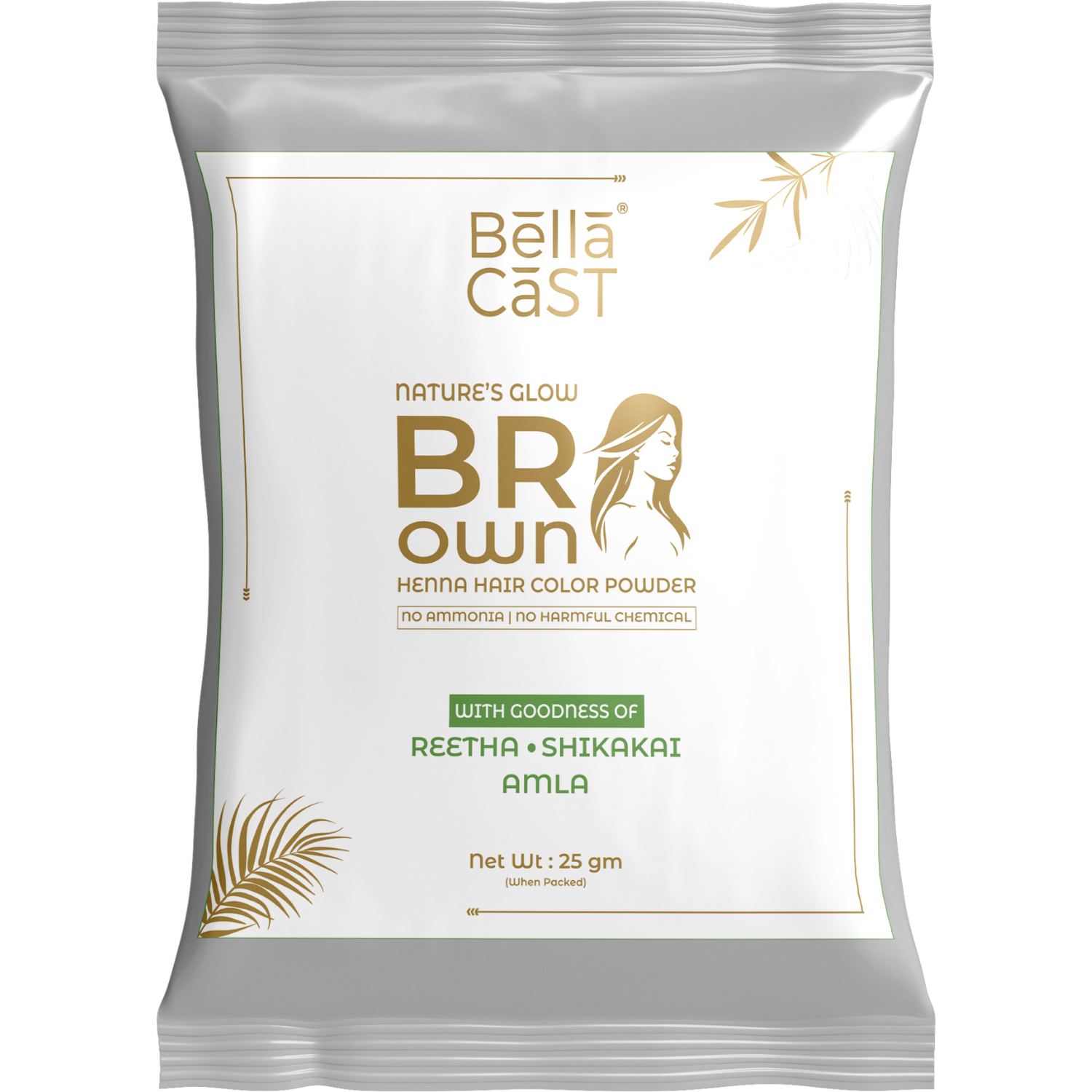 Brown Henna Hair Color