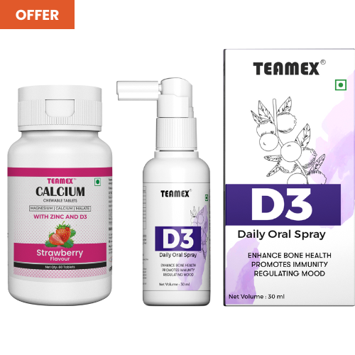 Calcium Tablet & Vitamin D3 Spray @600