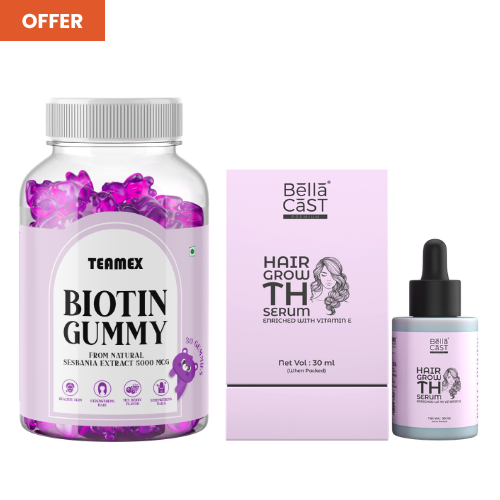 Biotin Gummy & Hair Growth Serum @800