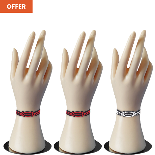 ION Bracelet (2 Red & 1 White) @9999