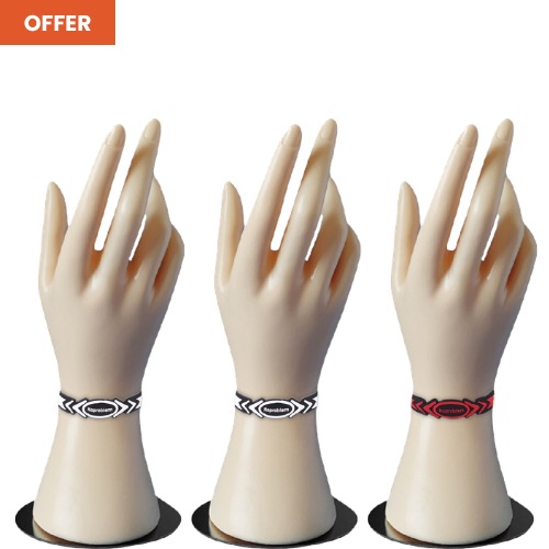 ION Bracelet (2 White & 1 Red) @9999