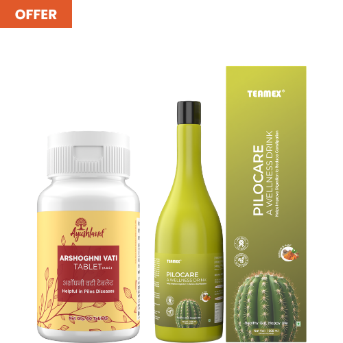 Arshoghni Vati Tablet & Pilocare Wellness Drink @1600