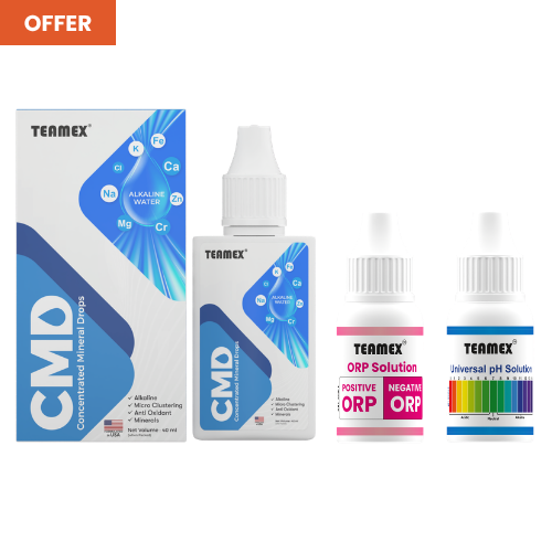 2 CMD Water Drops, 1 pH & 1 ORP Drop @700