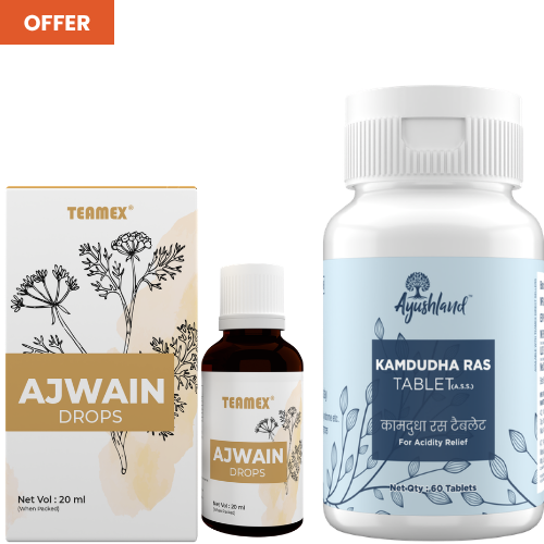 Ajwain Drops & Kamdudha Ras Tablet @380